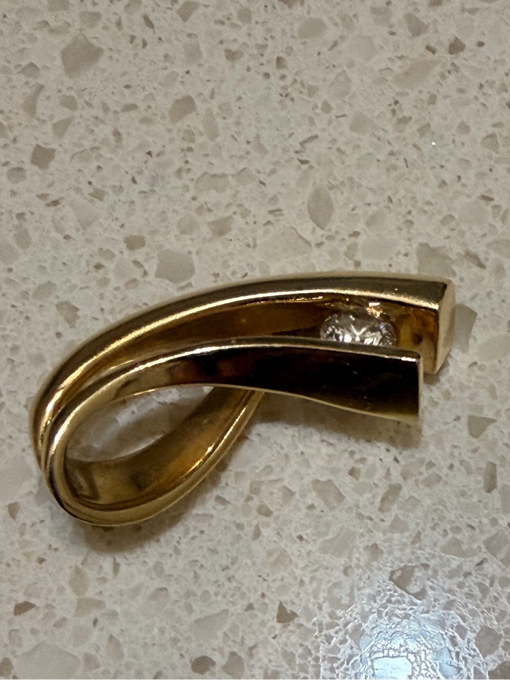 BH Effy 14K gold diamond pendant - Picture 4 of 9